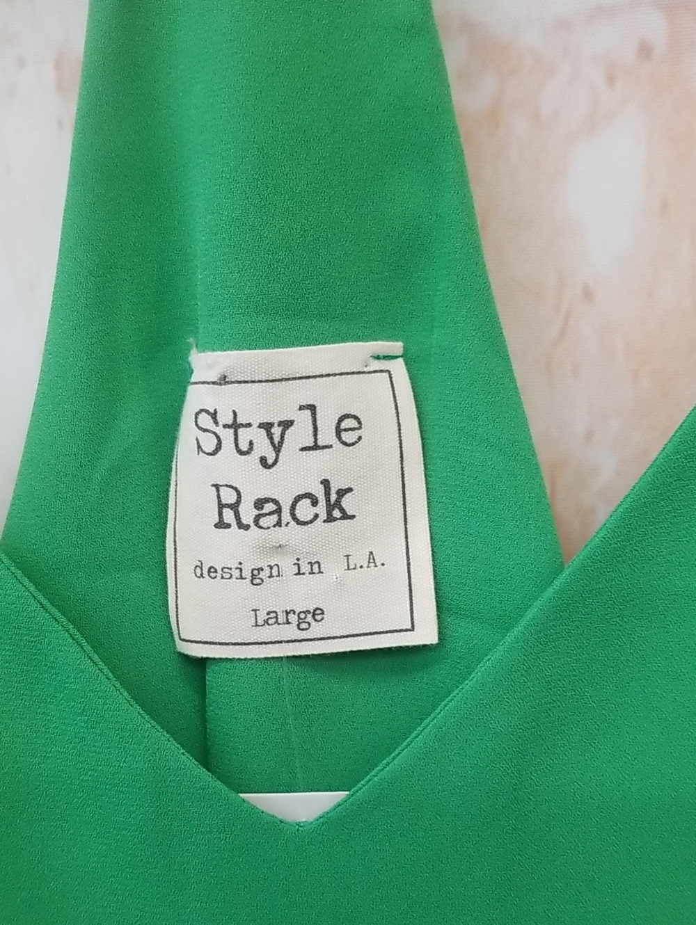 Style Rack Green Spaghetti-Strap Tank Top - Picture 2 of 6
